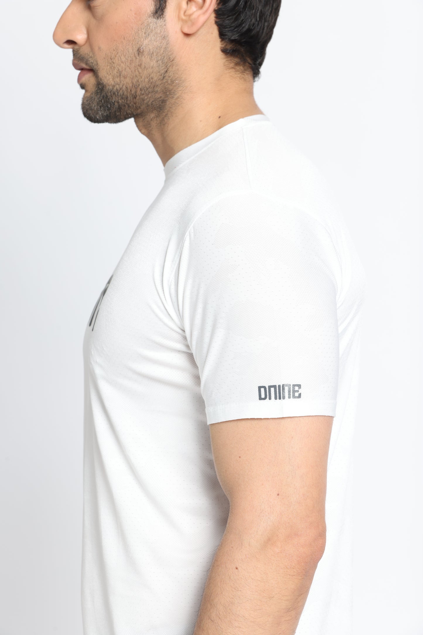 White Round Neck T-Shirt | Classic Poly Viscose Lycra