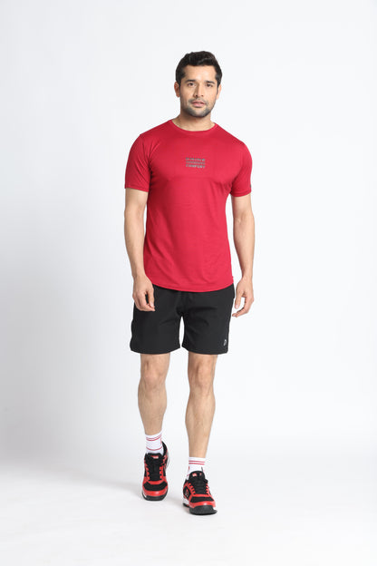 Unisex Poly Viscose Lycra Round Neck T-Shirt