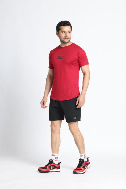 Unisex Poly Viscose Lycra Round Neck T-Shirt