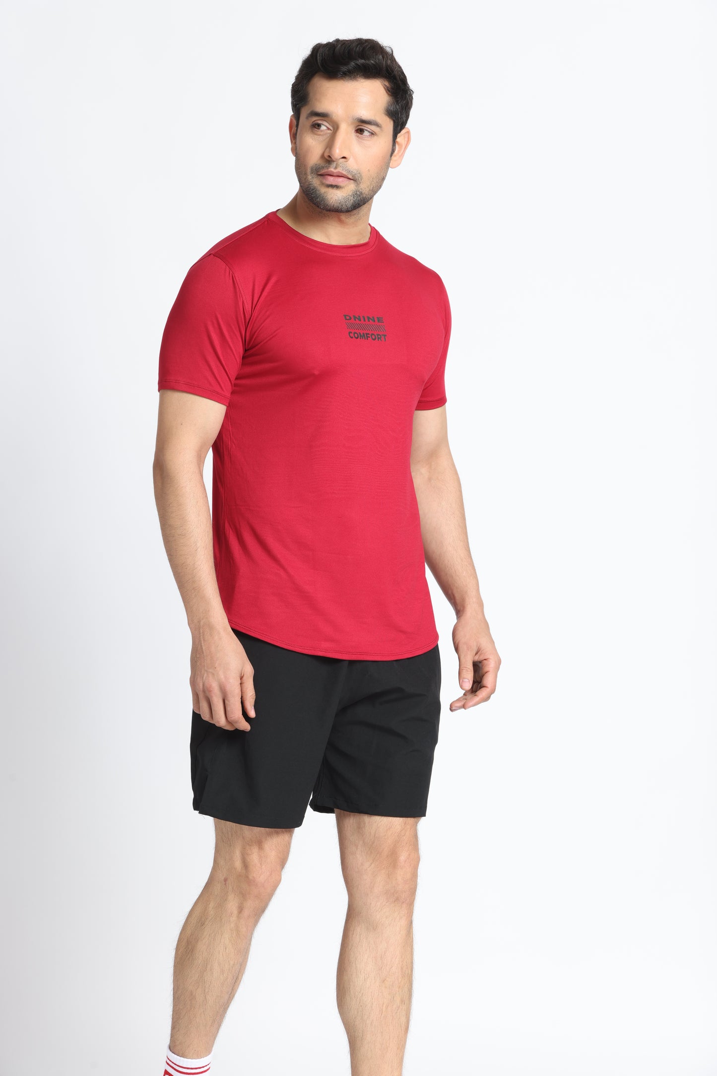 Unisex Poly Viscose Lycra Round Neck T-Shirt