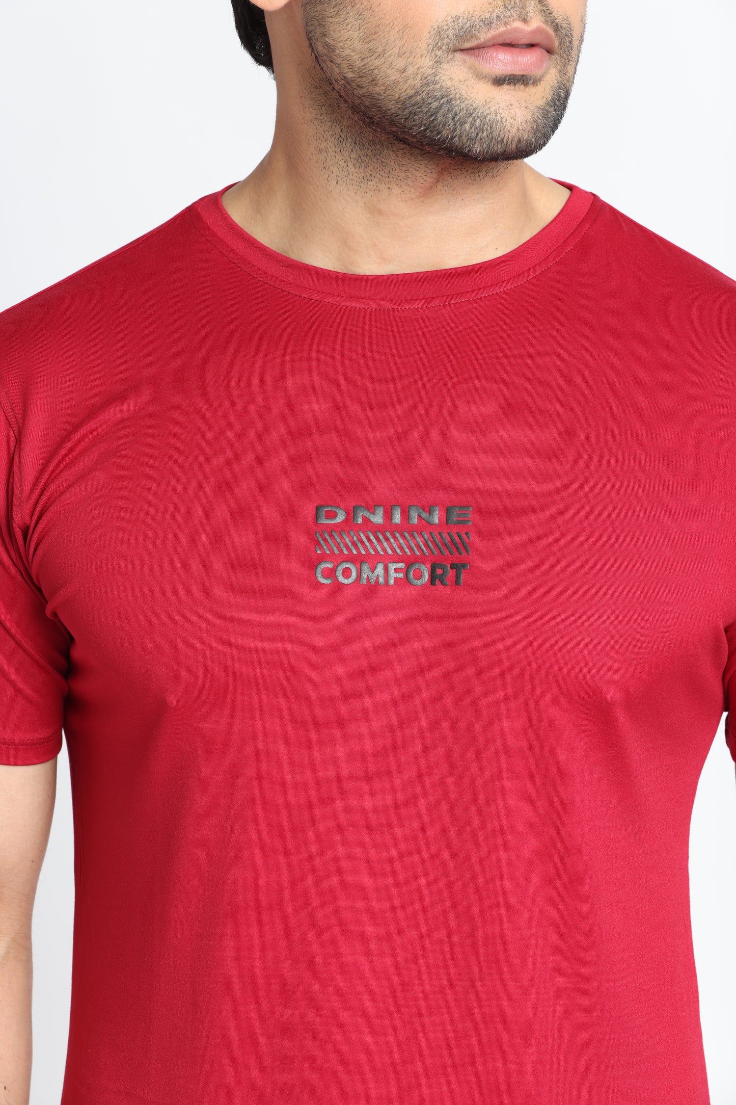 Unisex Poly Viscose Lycra Round Neck T-Shirt