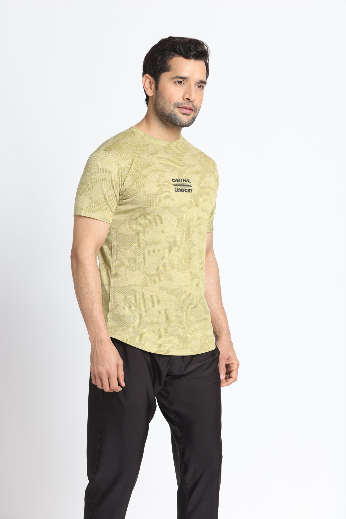 Unisex Poly Viscose Lycra Round Neck T-Shirt