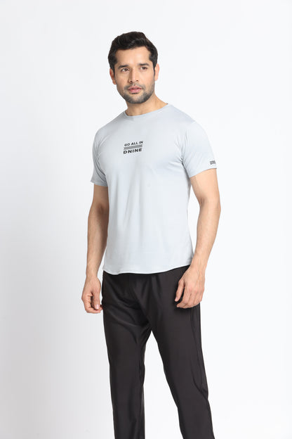Unisex Poly Viscose Lycra Round Neck T-Shirt