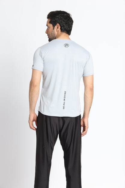 Unisex Poly Viscose Lycra Round Neck T-Shirt