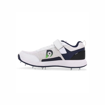 Warrior-2 Bowling Spike Cricket Shoes (With Combo Pack 1 Shoes Bag, 1 Cap and 1 Socks)