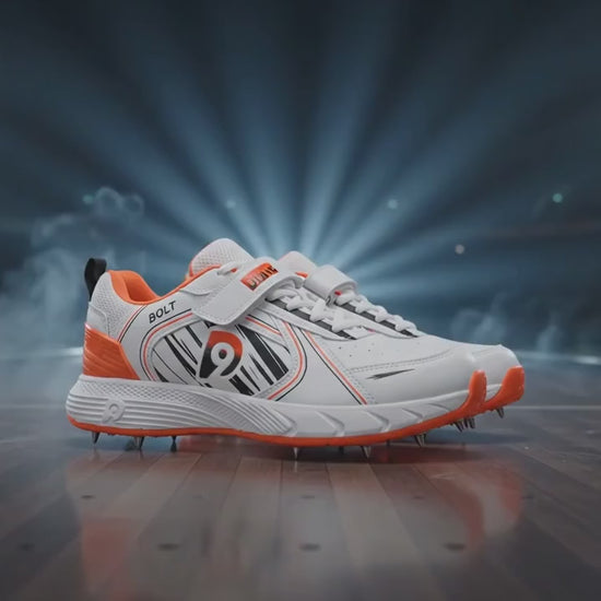 DNINE BOLT-1 BOWLING SPIKE CRICKET SHOES VIDEO