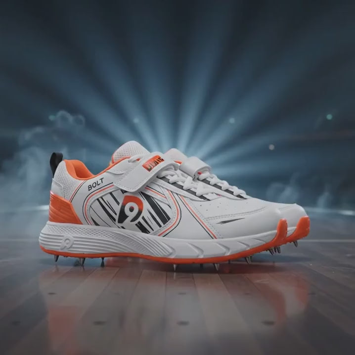 DNINE BOLT-1 BOWLING SPIKE CRICKET SHOES VIDEO